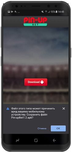 Pin Up Bet на Андроид