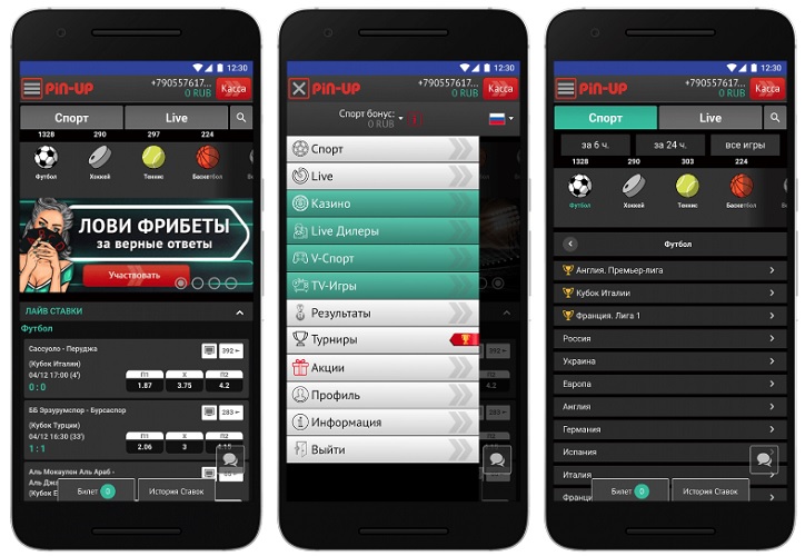 приложение Pin Up Bet